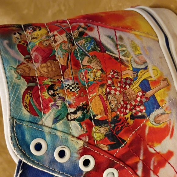 VANS "RARE"  LIMITED EDITION "One Piece" Sk8-Hi Colorful Women's 8.0 Men's 6.5 - Picture 4 of 13